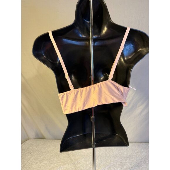 Victoria's Secret Bra Medium M Bralette Pale Pink Womens Soft Cup Padded Sweet - Picture 3 of 3